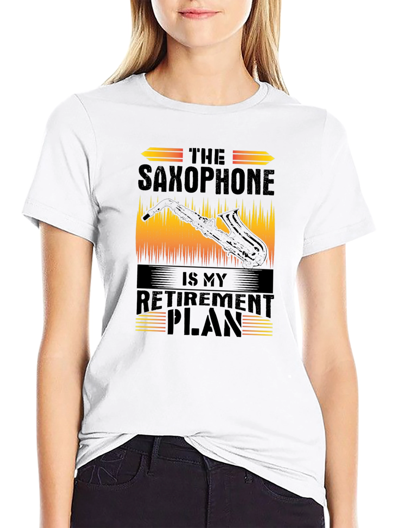 Saxophone Retirement Plan Graphic T-Shirt