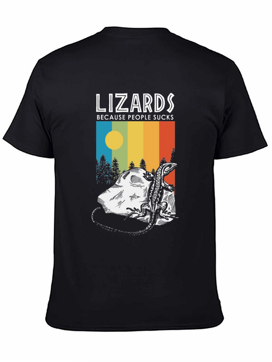 Lizards Because People Suck T-Shirt