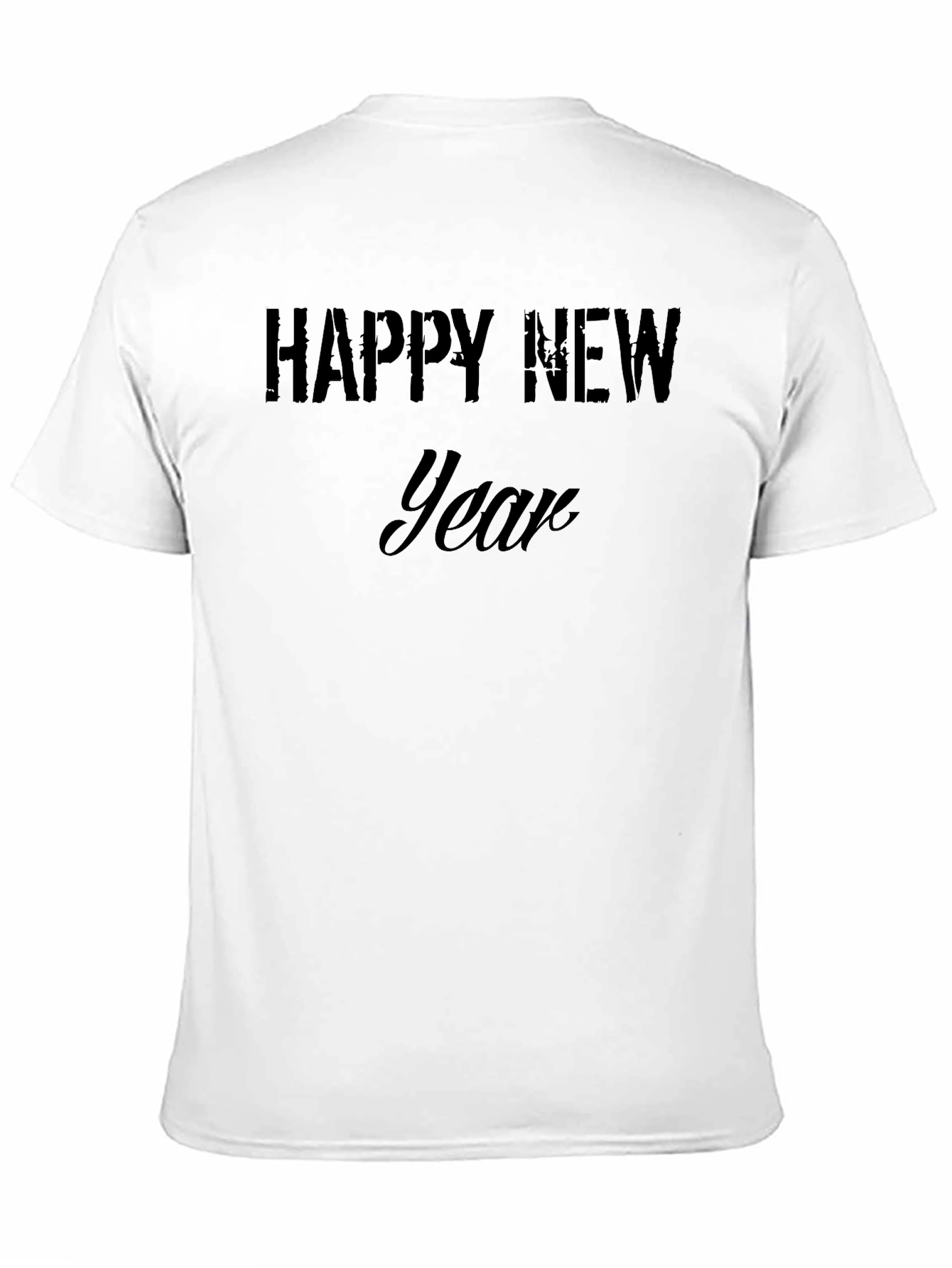 Happy New Year Graphic Tee - Stylish Celebration Shirt