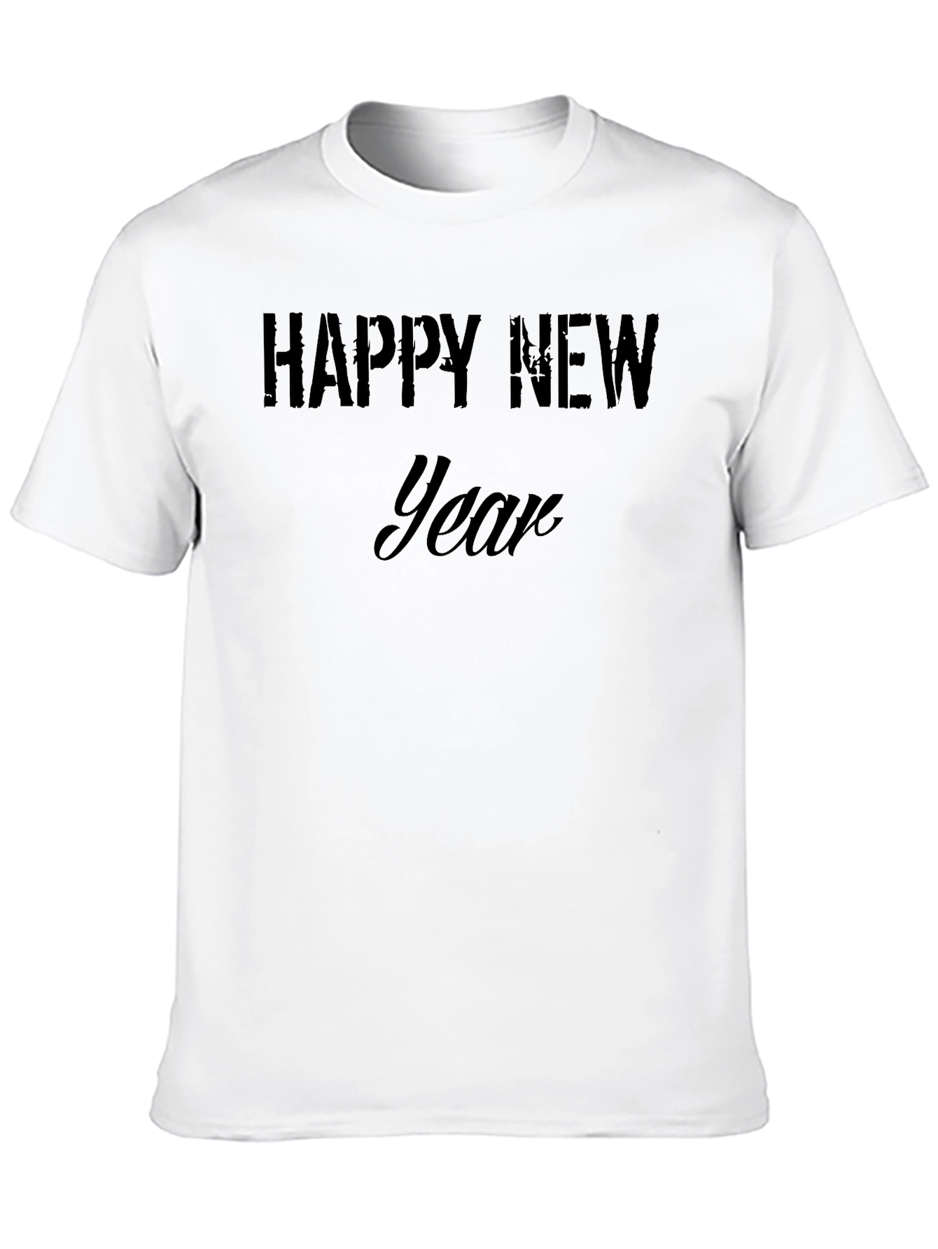 Happy New Year Graphic Tee - Stylish Celebration Shirt