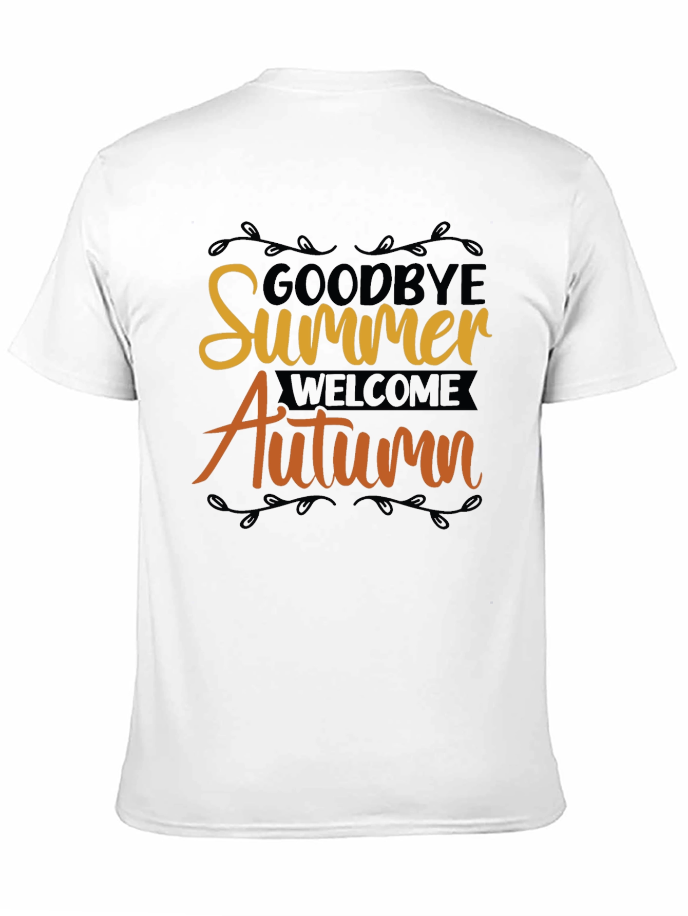 Goodbye Summer Welcome Autumn Graphic Tee