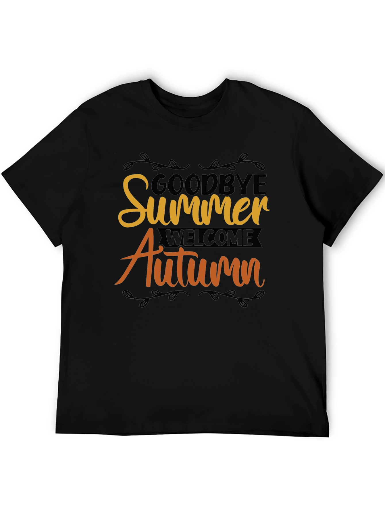 Goodbye Summer Welcome Autumn Graphic Tee