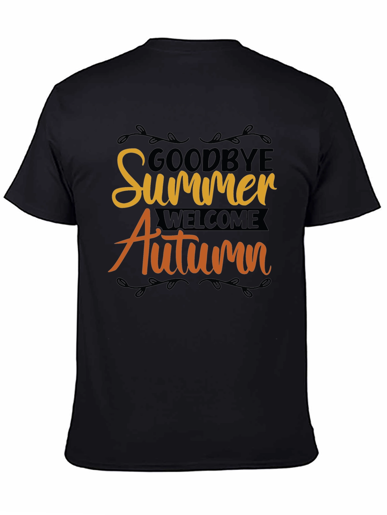 Goodbye Summer Welcome Autumn Graphic Tee