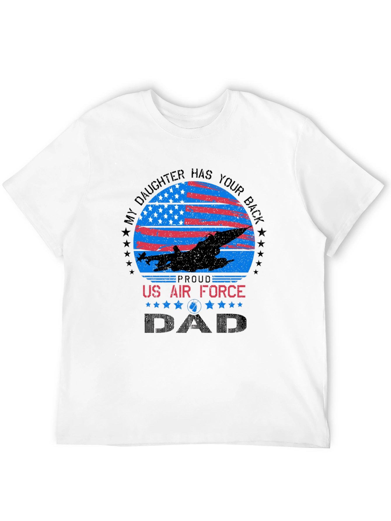 Proud US Air Force Dad Graphic T-Shirt
