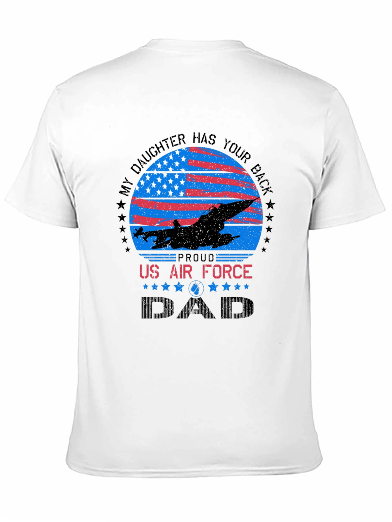 Proud US Air Force Dad Graphic T-Shirt