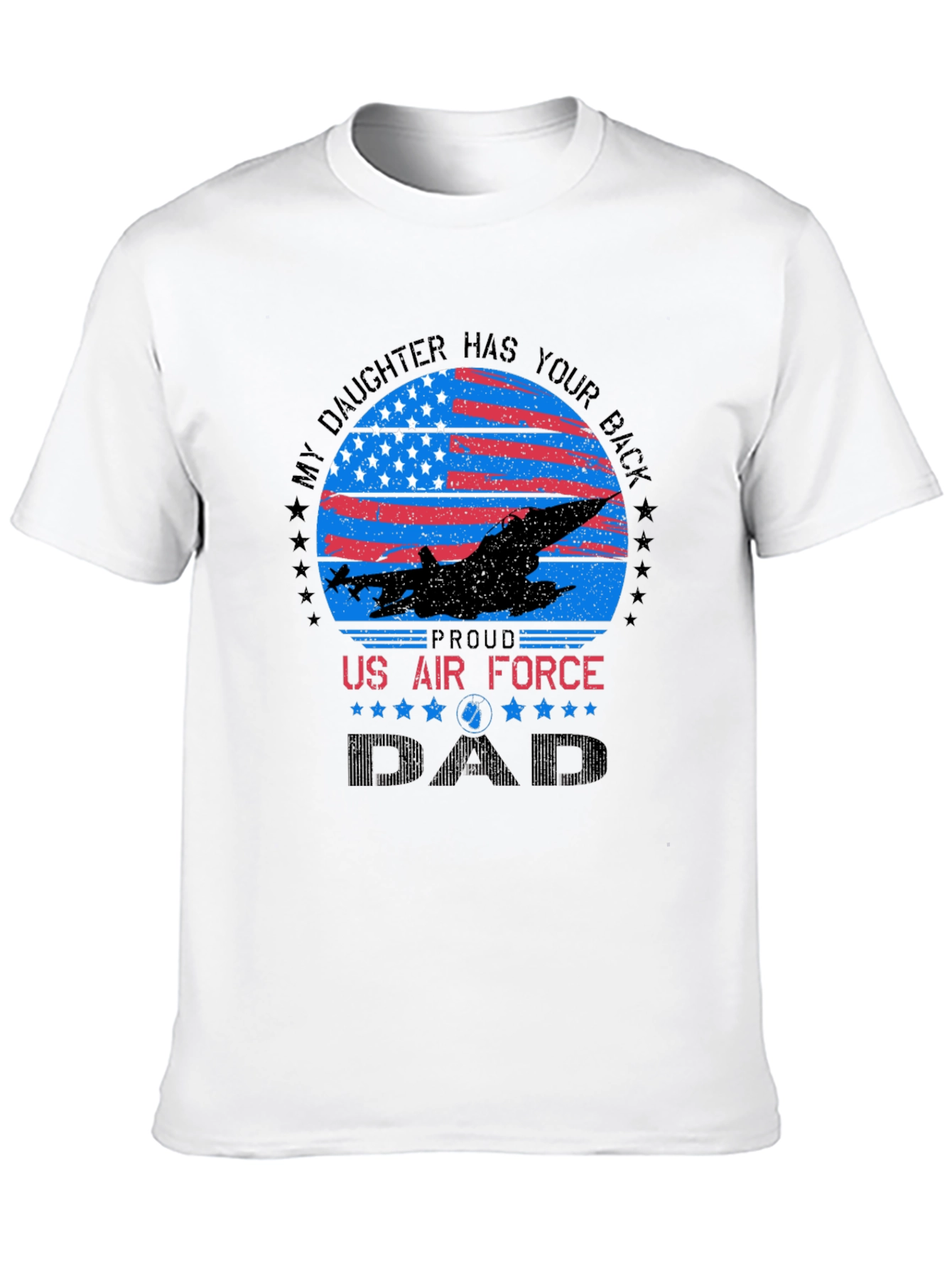 Proud US Air Force Dad Graphic T-Shirt