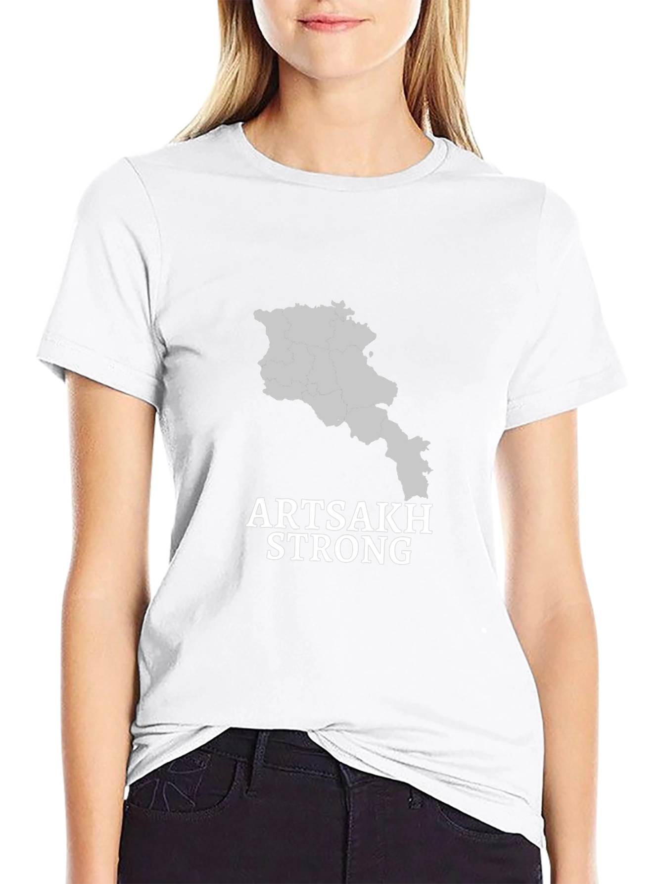 Artsakh Strong Graphic Tee - Stand with Artsakh