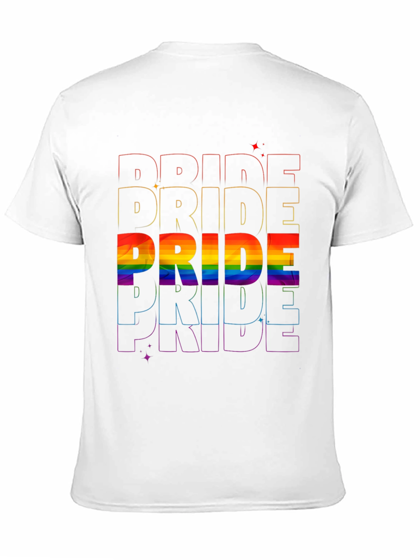 Pride Rainbow T-Shirt LGBTQ+ Pride Month