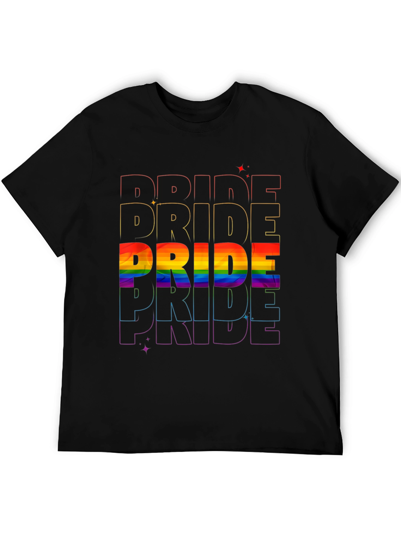 Pride Rainbow T-Shirt LGBTQ+ Pride Month