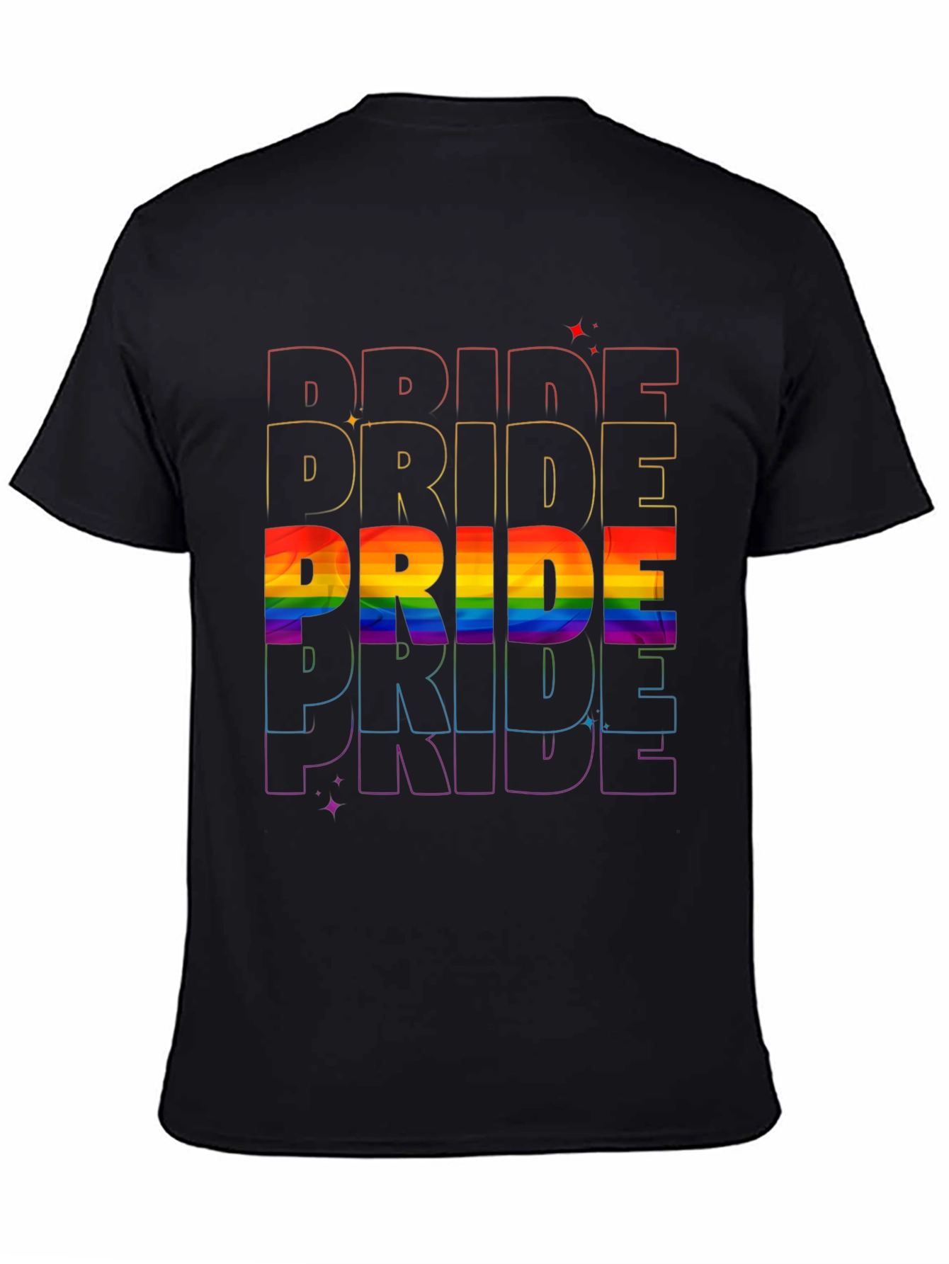 Pride Rainbow T-Shirt LGBTQ+ Pride Month