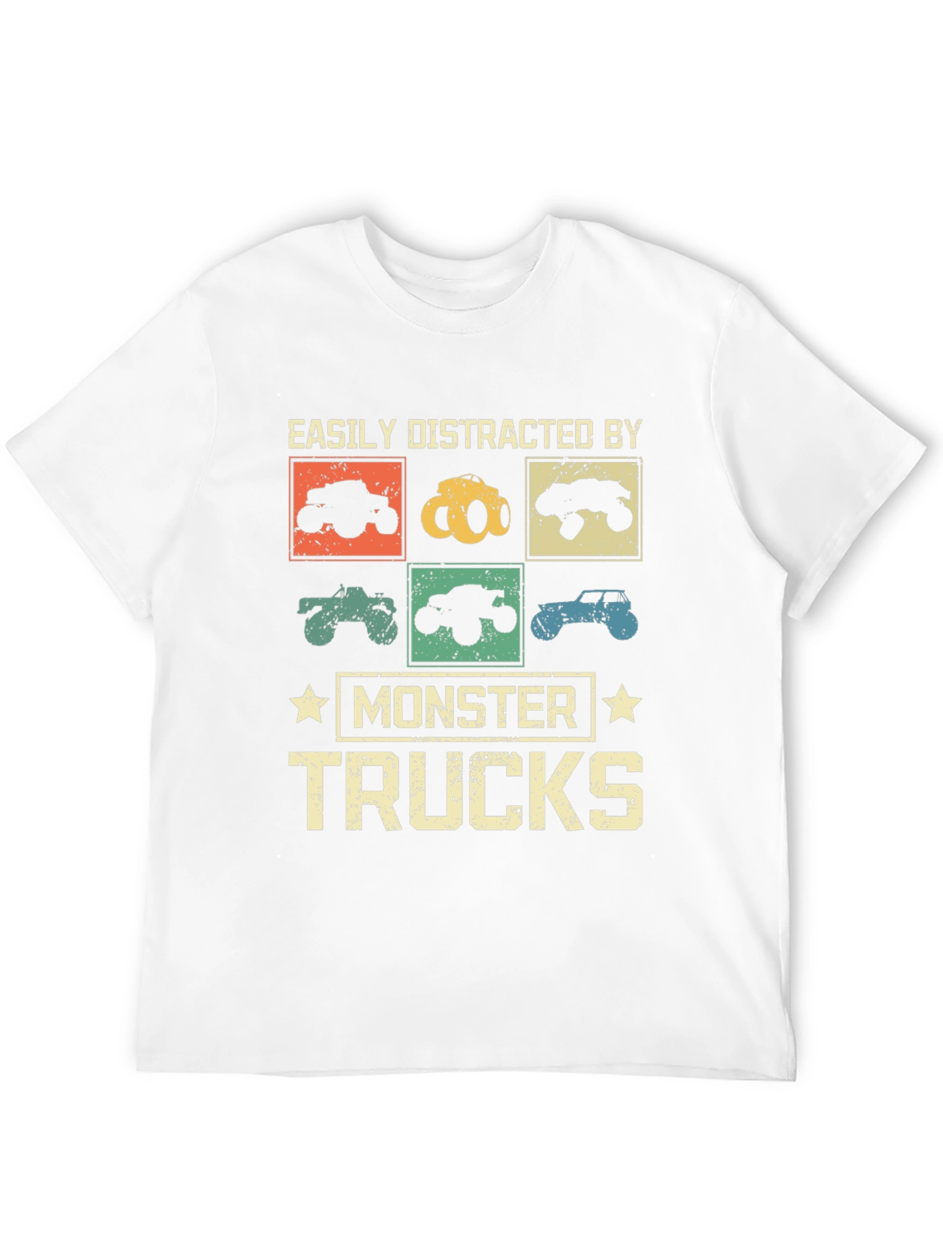 Monster Truck Fan T-Shirt - Easily Distracted Tee