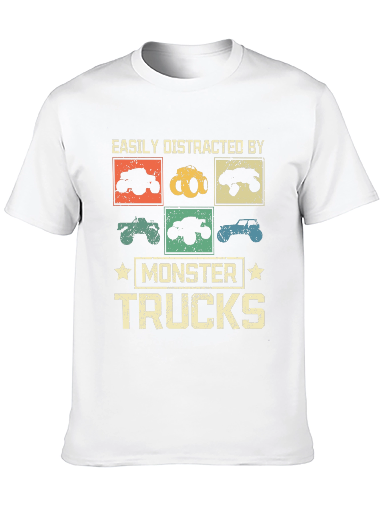 Monster Truck Fan T-Shirt - Easily Distracted Tee