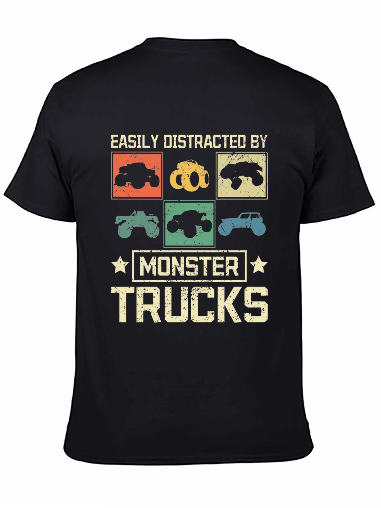 Monster Truck Fan T-Shirt - Easily Distracted Tee