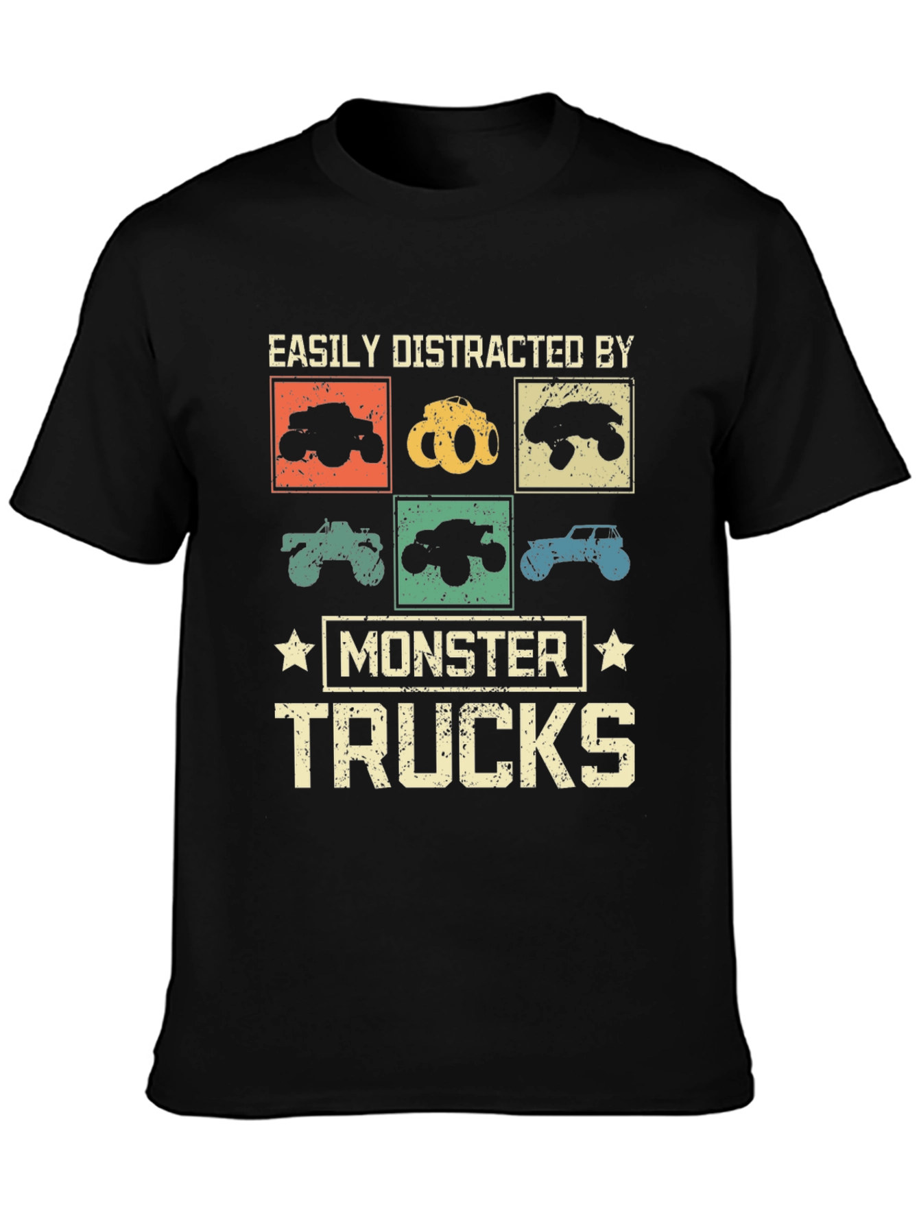 Monster Truck Fan T-Shirt - Easily Distracted Tee