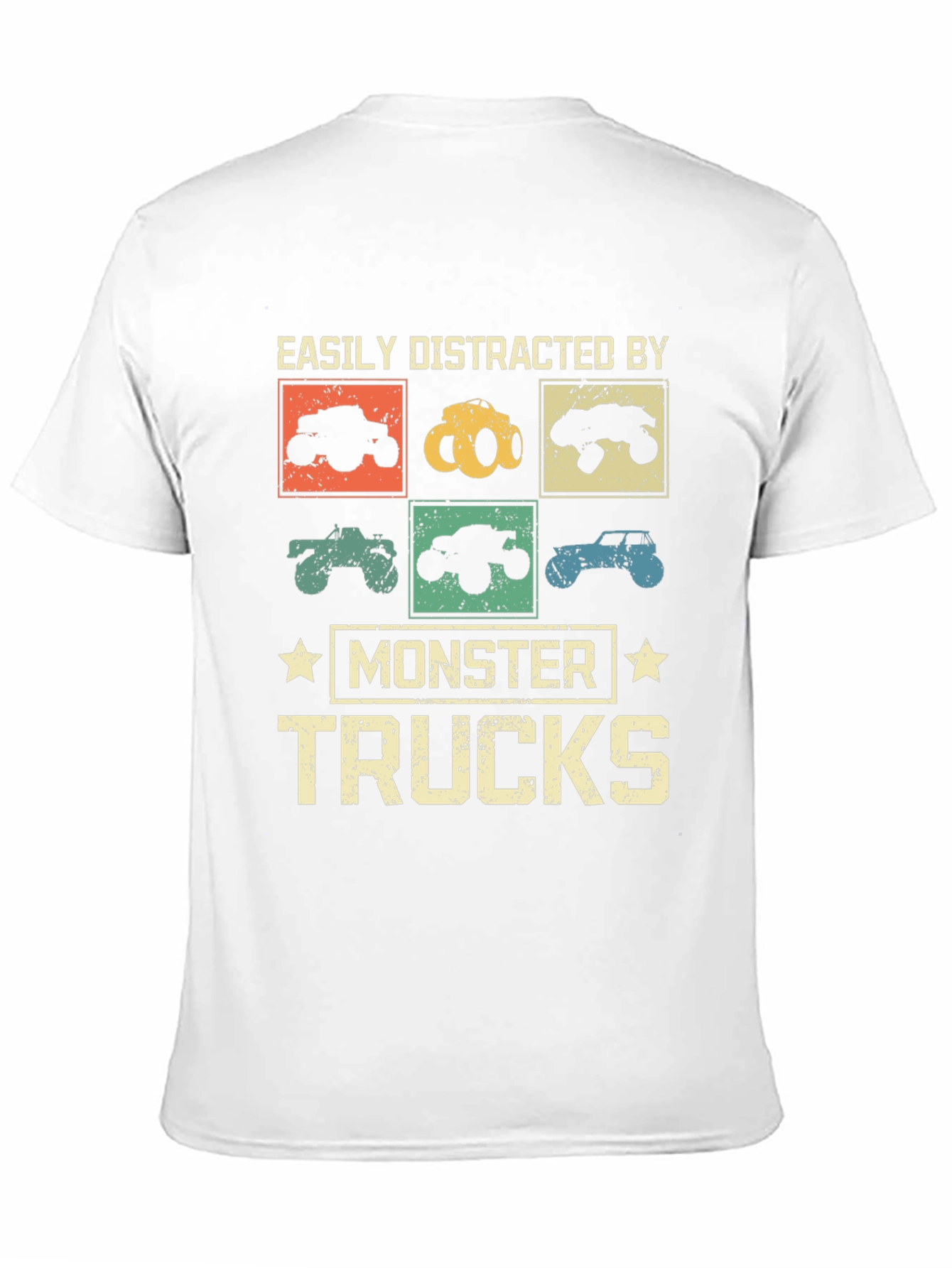 Monster Truck Fan T-Shirt - Easily Distracted Tee