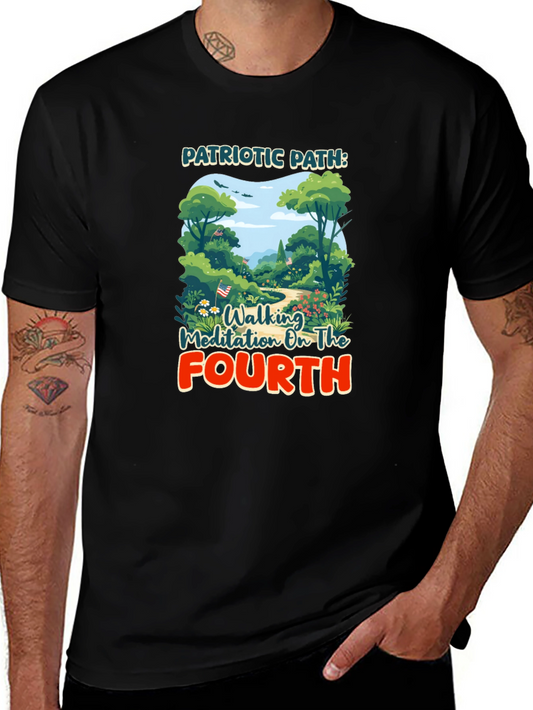 Patriotic Path Walking Meditation Tee