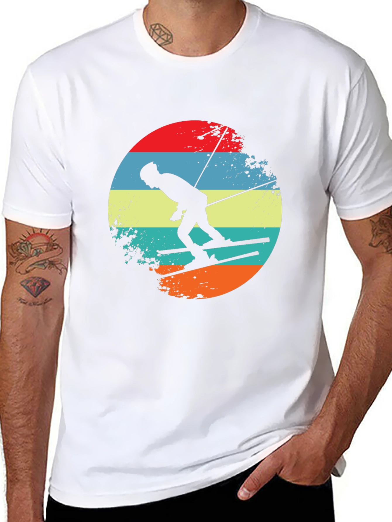 Retro Skiing T-Shirt