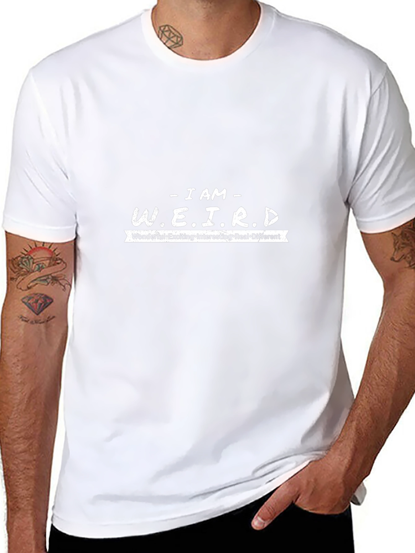 I am W.E.I.R.D. Funny Graphic Novelty T-Shirt