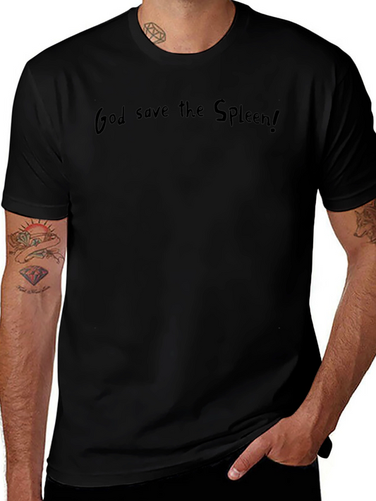 God Save the Spleen! Graphic Tee - Classic Black T-Shirt