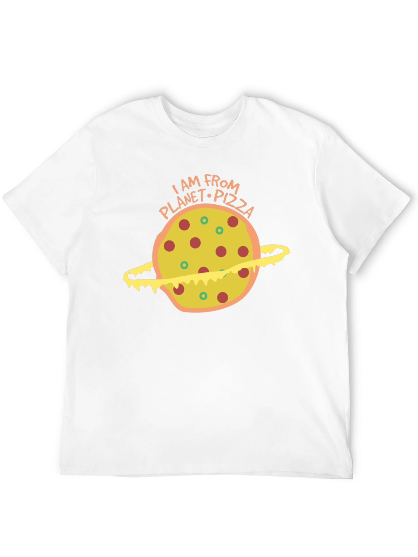 Planet Pizza Graphic T-Shirt