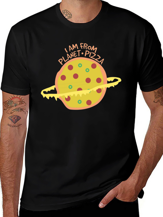 Planet Pizza Graphic T-Shirt