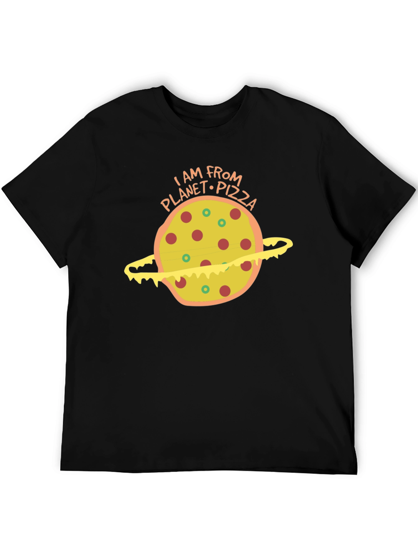 Planet Pizza Graphic T-Shirt