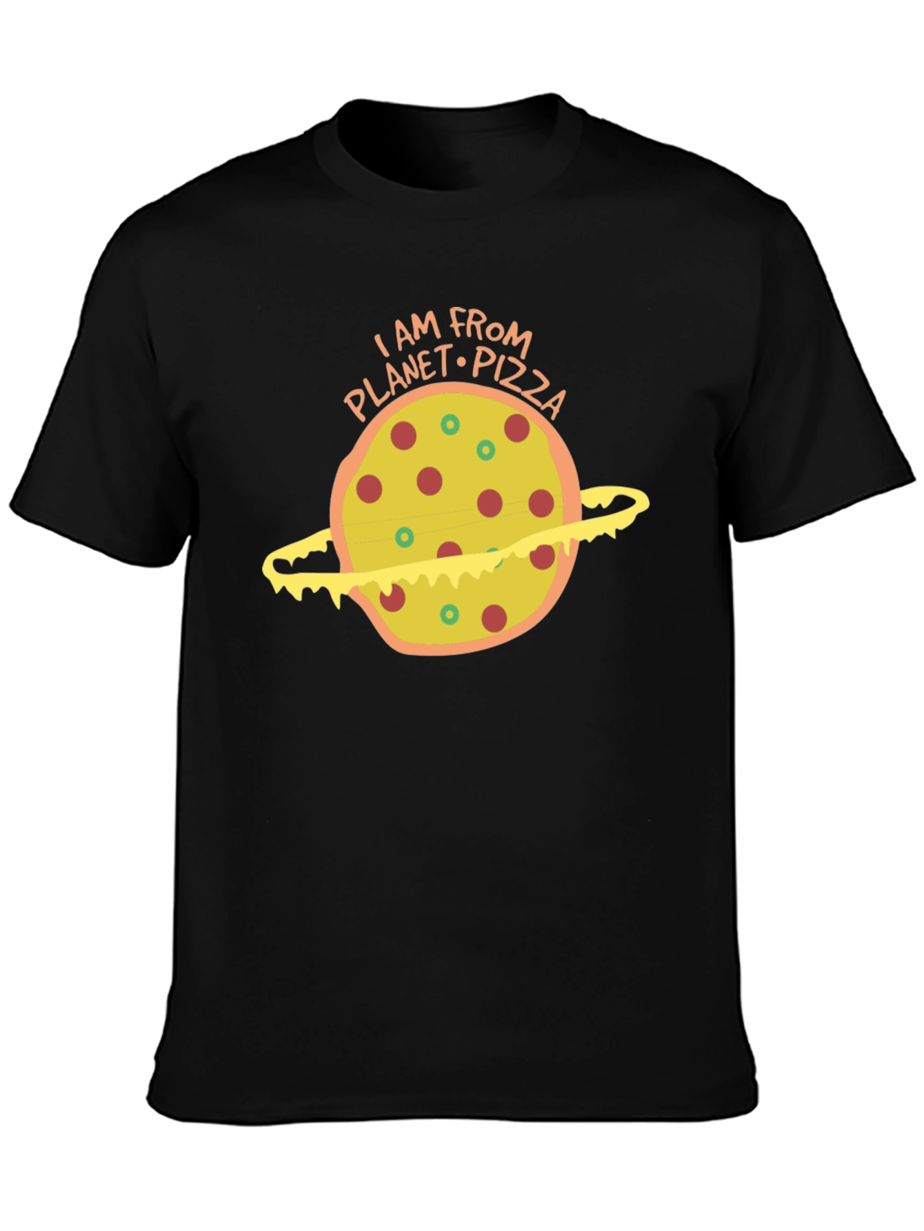 Planet Pizza Graphic T-Shirt