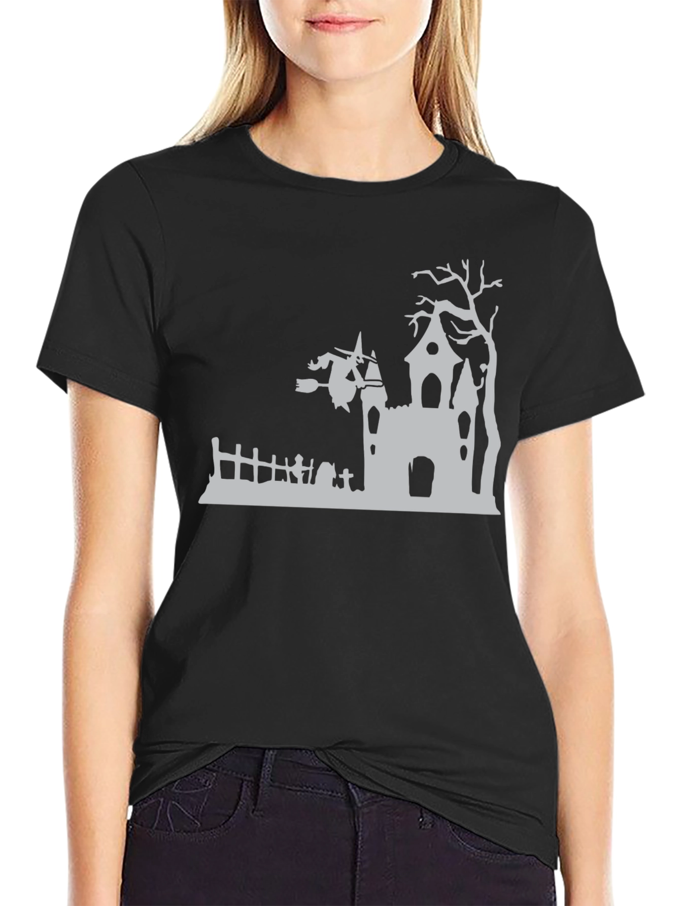 Spooky Halloween House T-Shirt