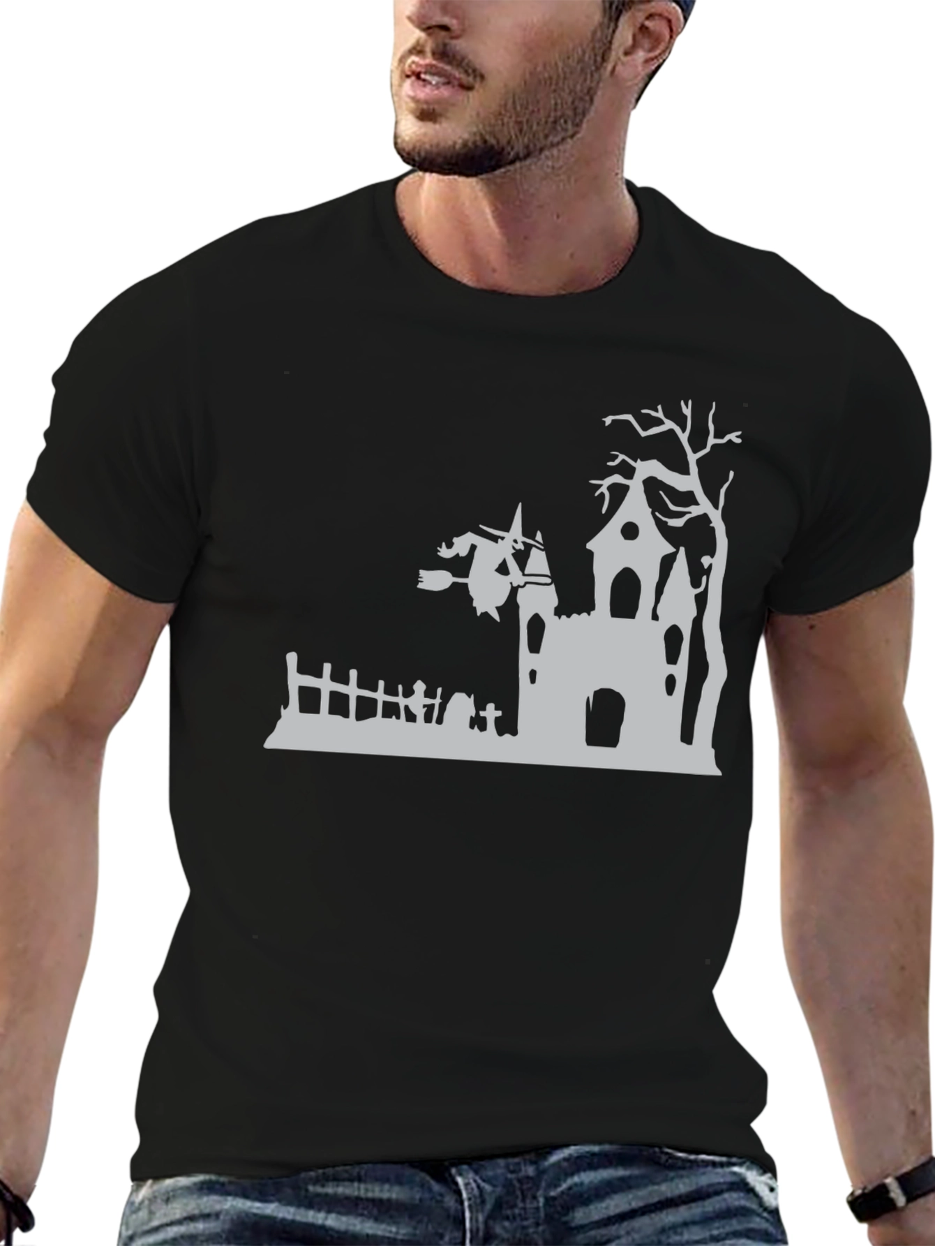 Spooky Halloween House T-Shirt