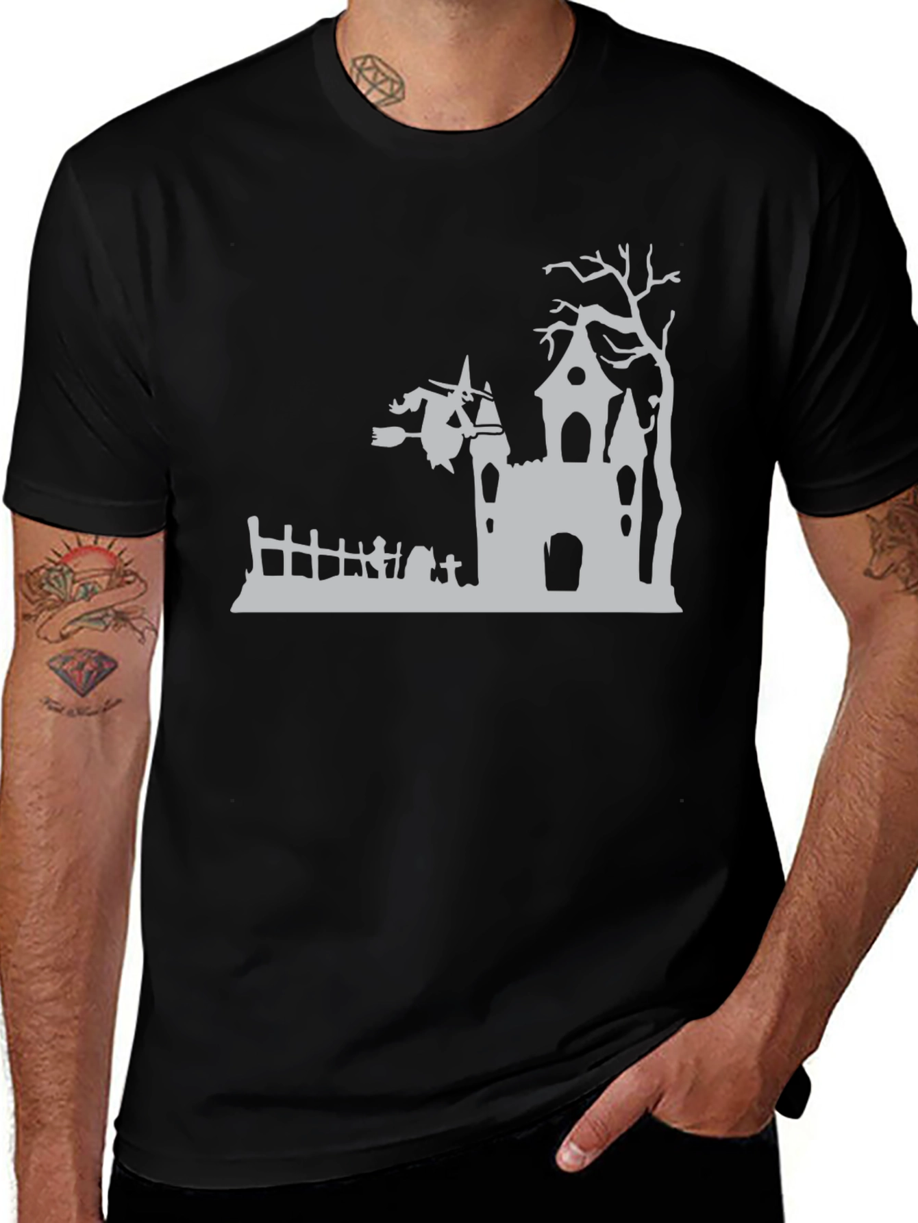 Spooky Halloween House T-Shirt