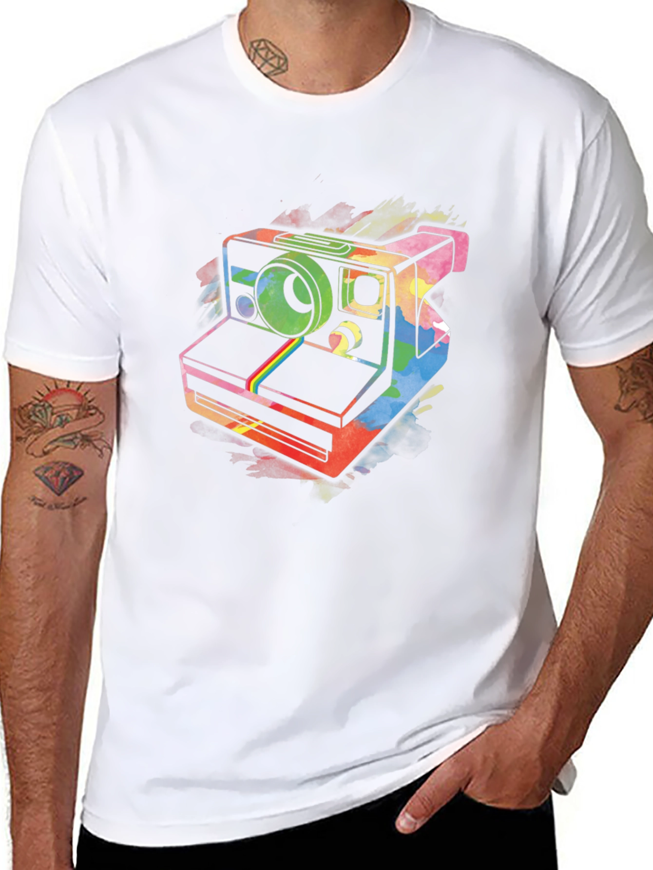 Retro Camera Graphic Tee