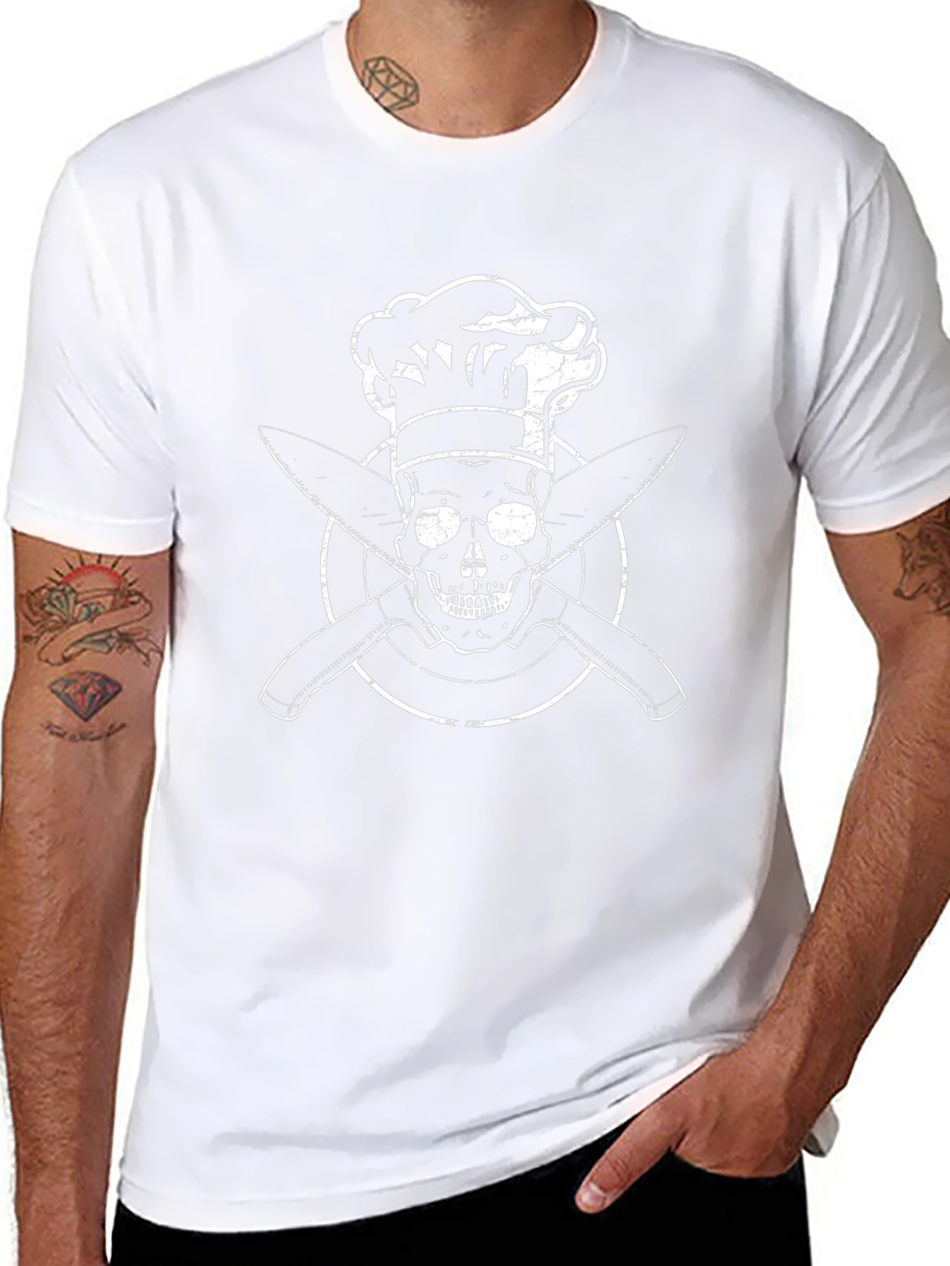 Chef Skull T-Shirt - Culinary Death!