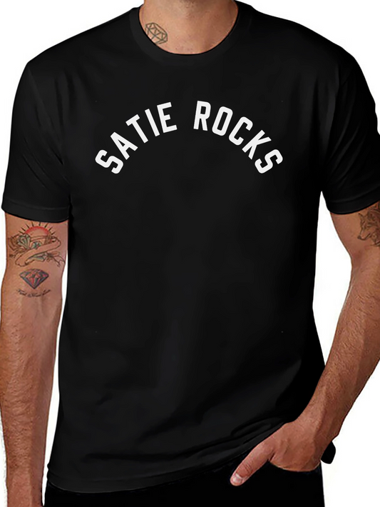 Satie Rocks Graphic Tee - Black