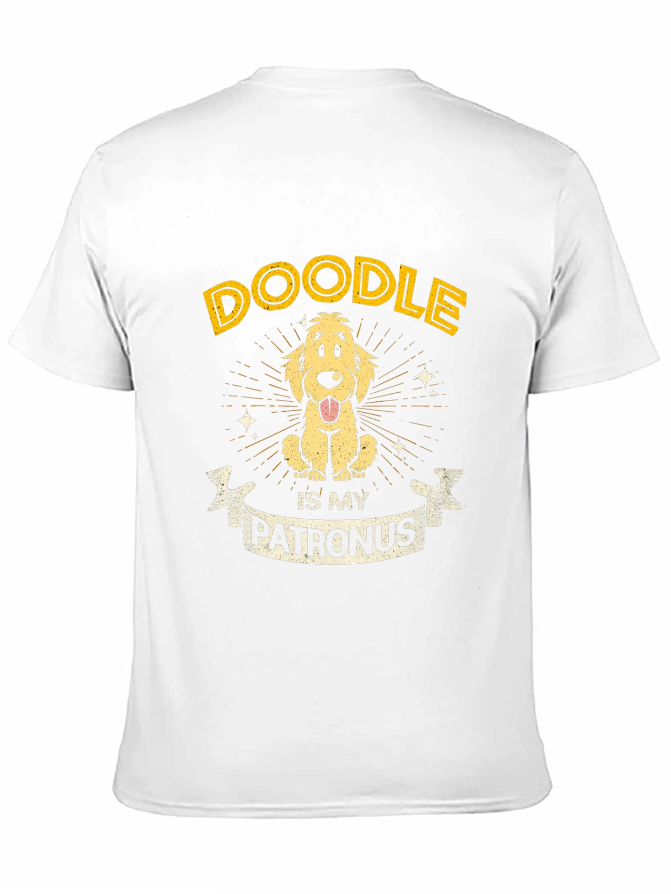 Doodle is My Patronus Black T-Shirt
