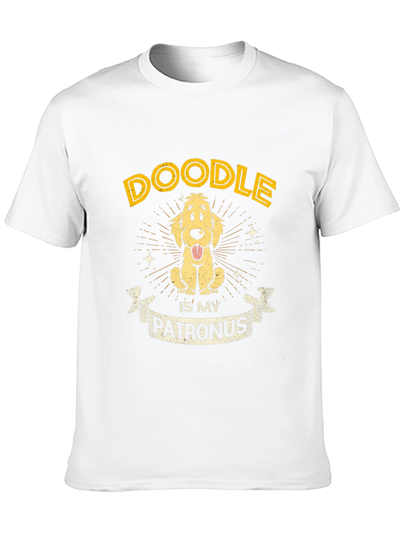 Doodle is My Patronus Black T-Shirt