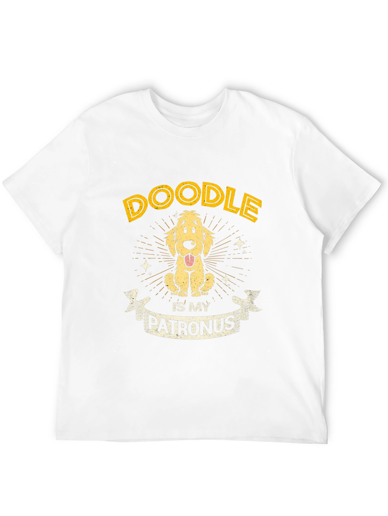 Doodle is My Patronus Black T-Shirt