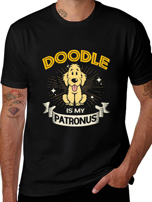 Doodle is My Patronus Black T-Shirt