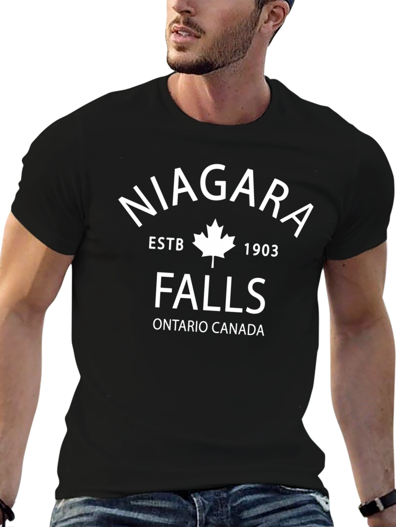 Niagara Falls Ontario Canada Black T-Shirt