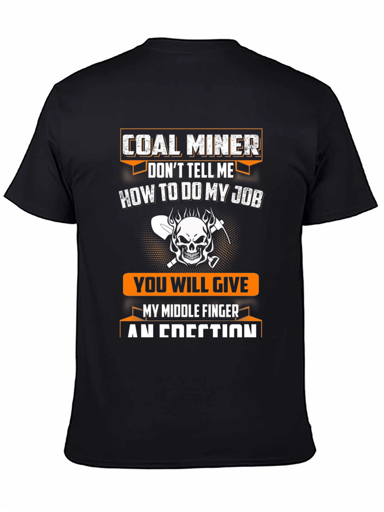 Coal Miner Novelty Graphic T-Shirt