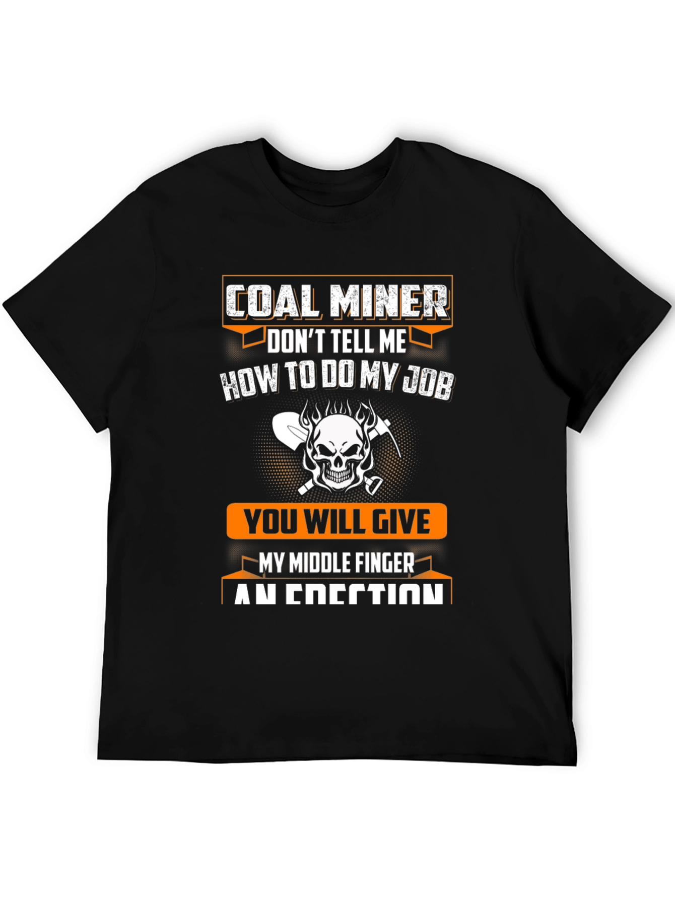 Coal Miner Novelty Graphic T-Shirt
