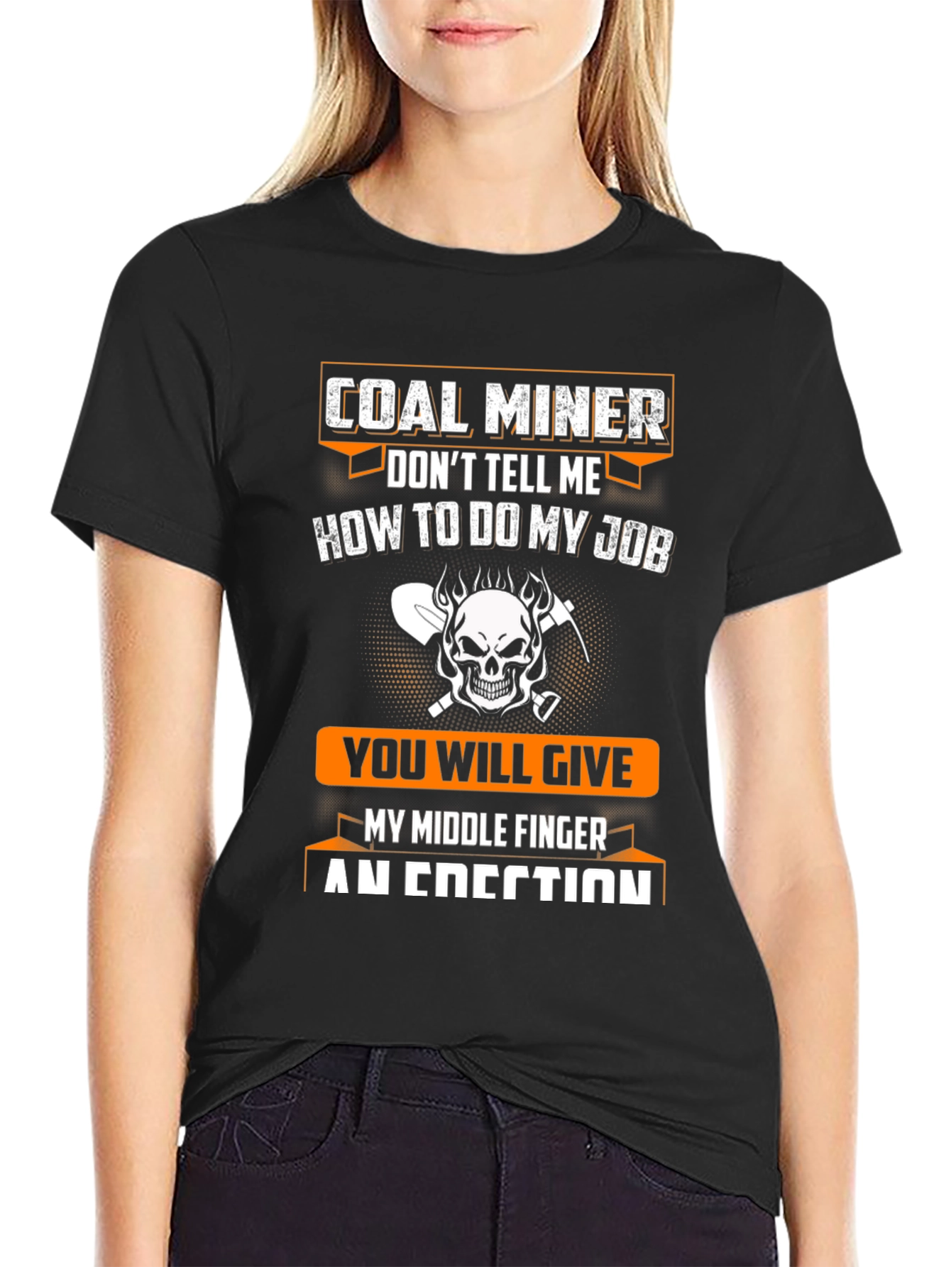 Coal Miner Novelty Graphic T-Shirt