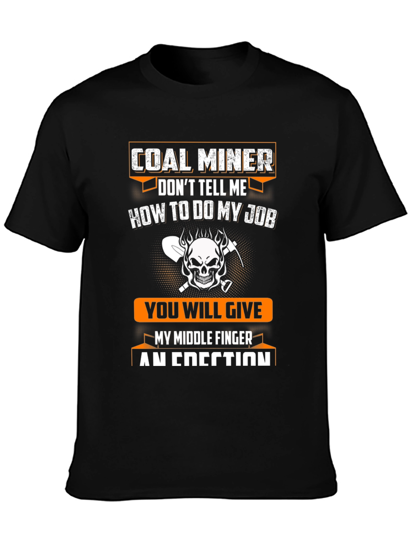 Coal Miner Novelty Graphic T-Shirt