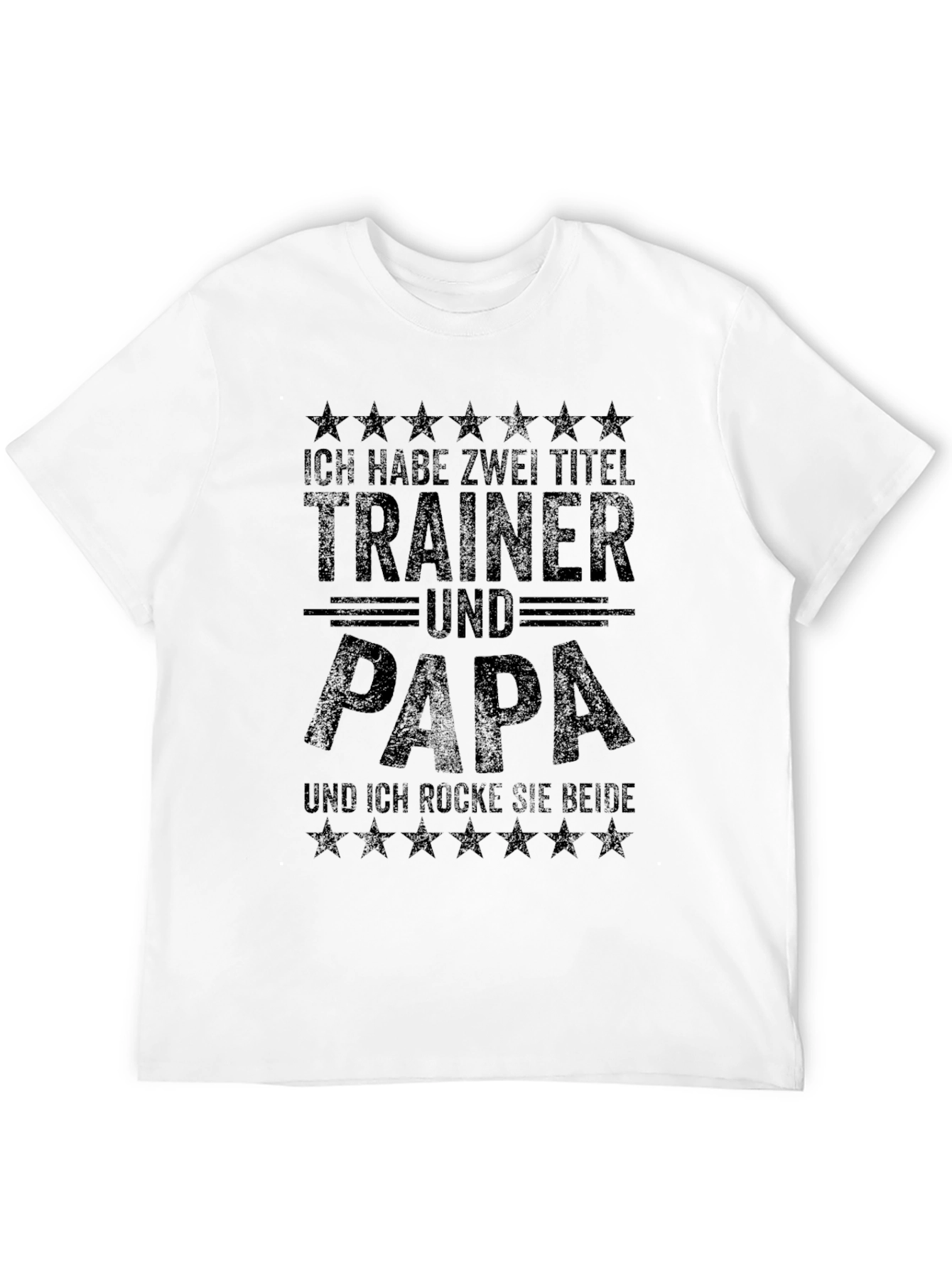 Trainer & Papa T-Shirt - German Dad Tee