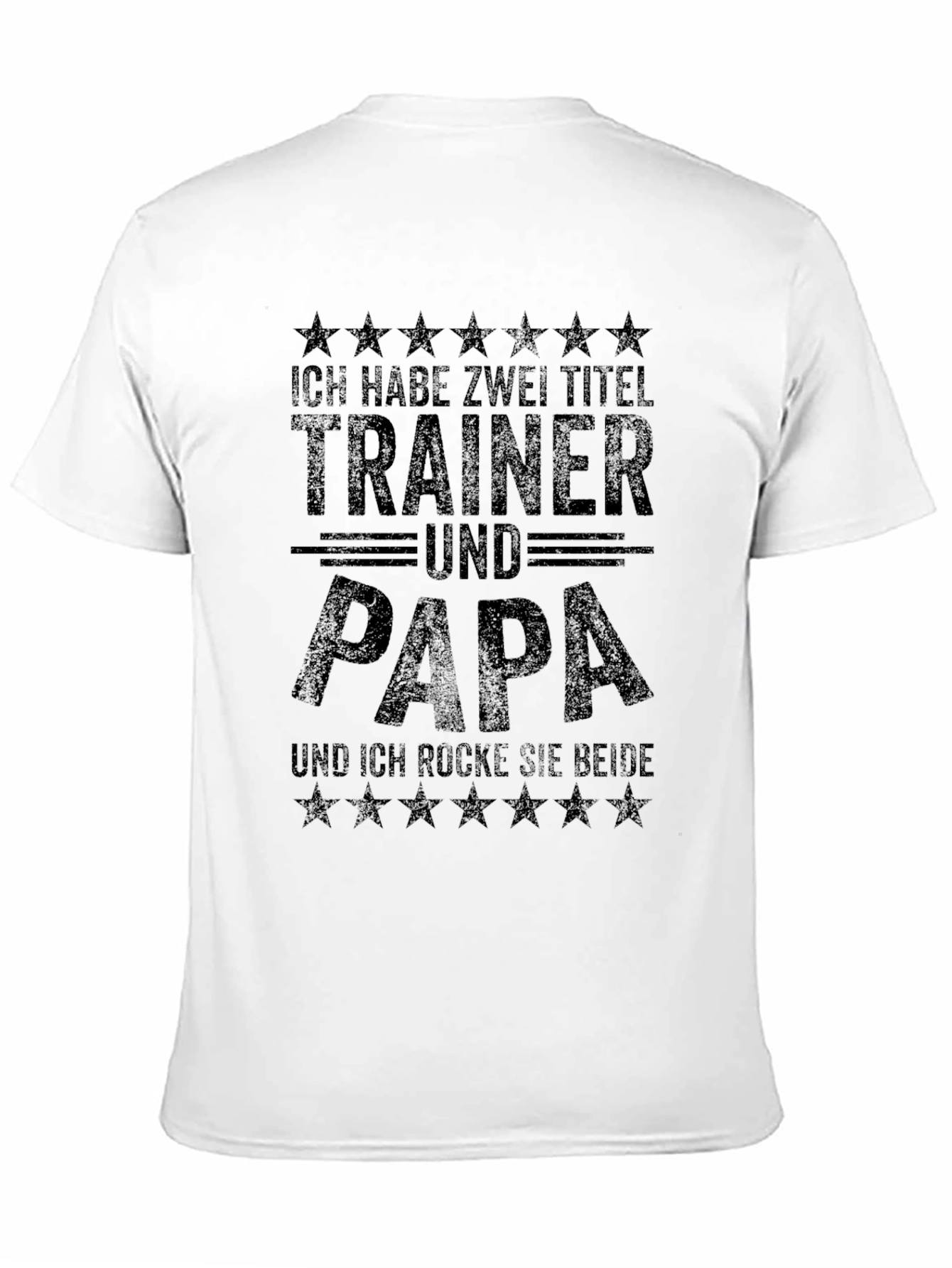Trainer & Papa T-Shirt - German Dad Tee