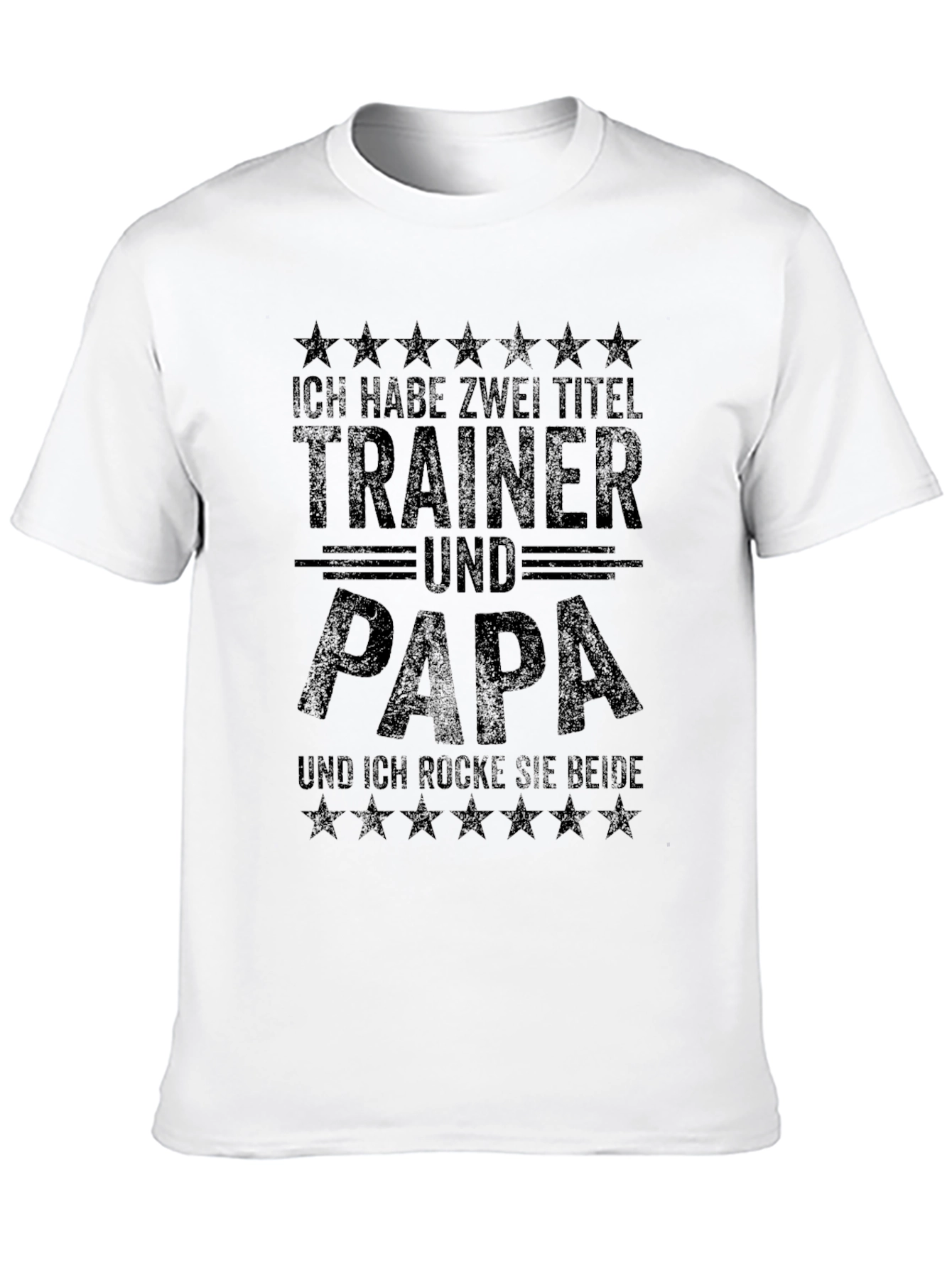 Trainer & Papa T-Shirt - German Dad Tee