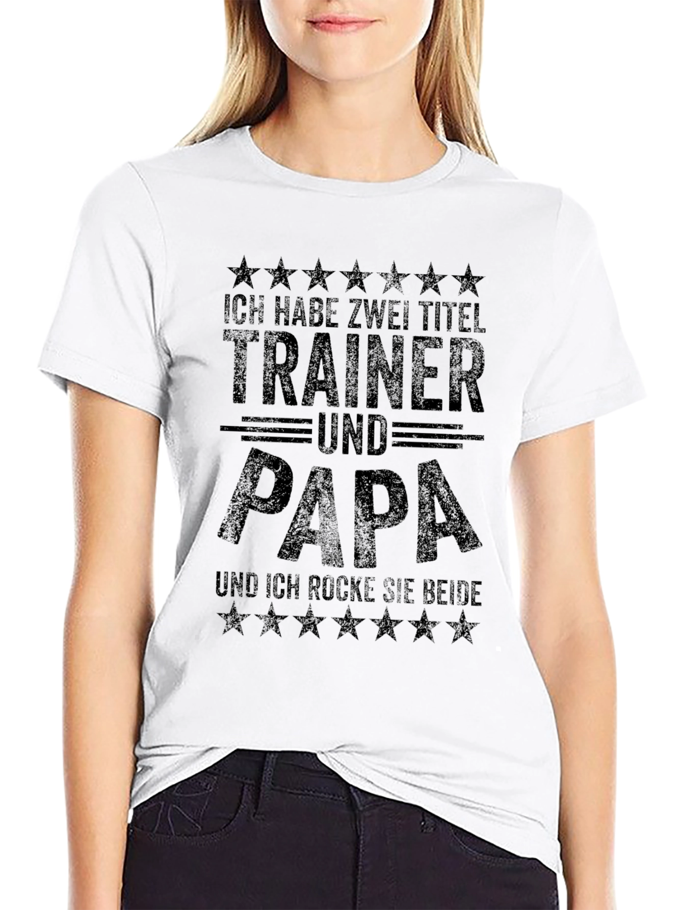 Trainer & Papa T-Shirt - German Dad Tee