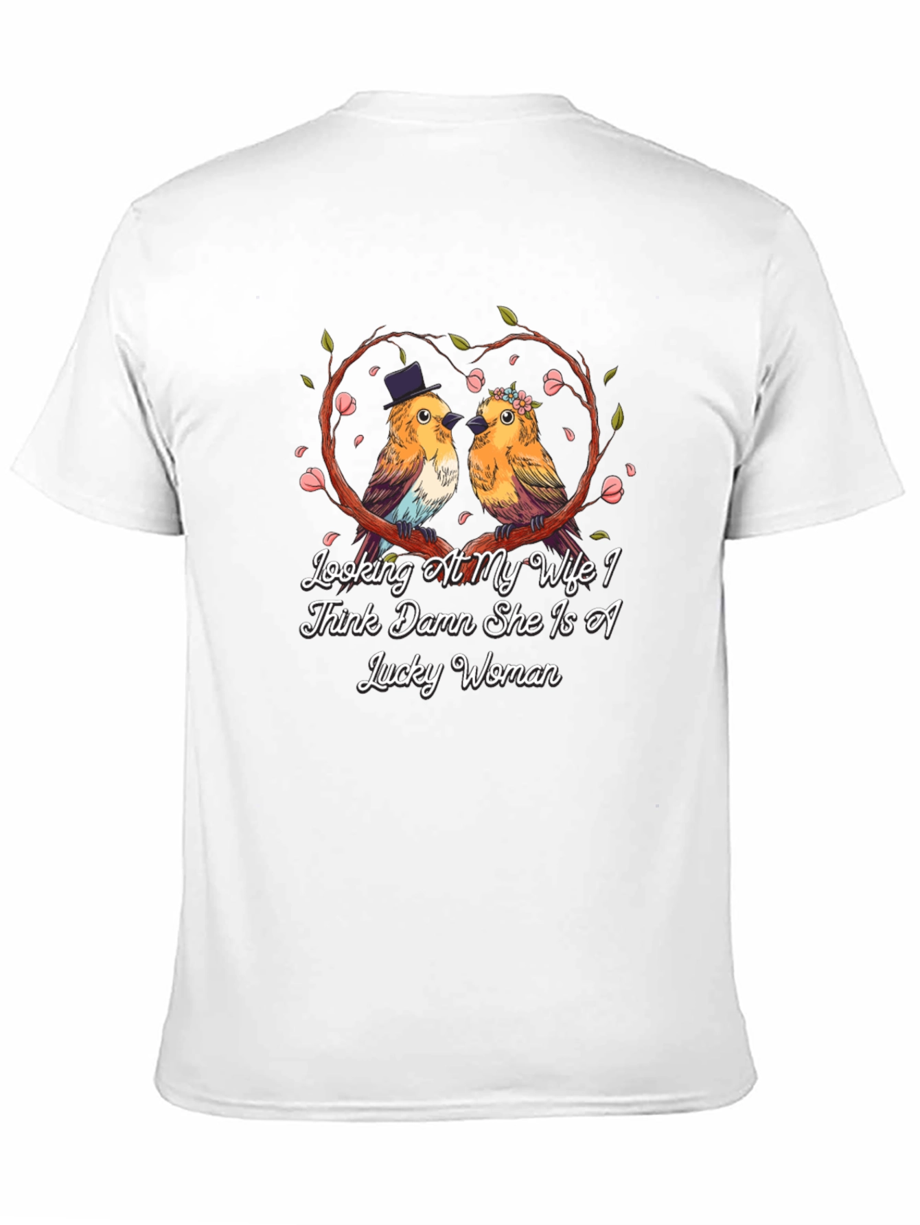 Lucky Wife Birds T-Shirt
