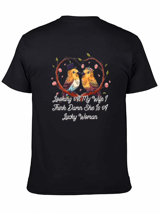 Lucky Wife Birds T-Shirt