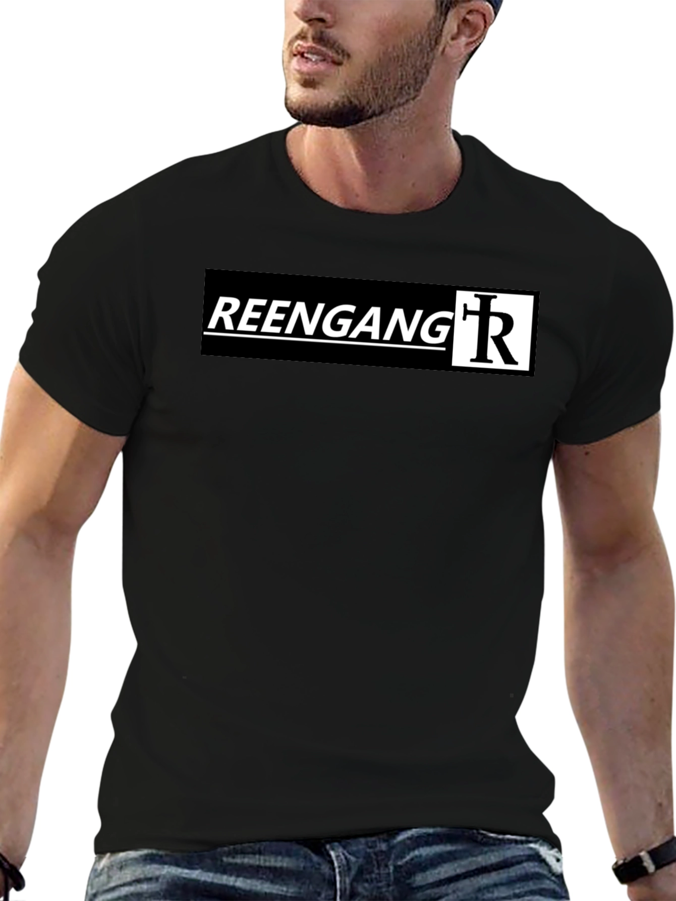 Reengang T-Shirt - Stylish Black Tee