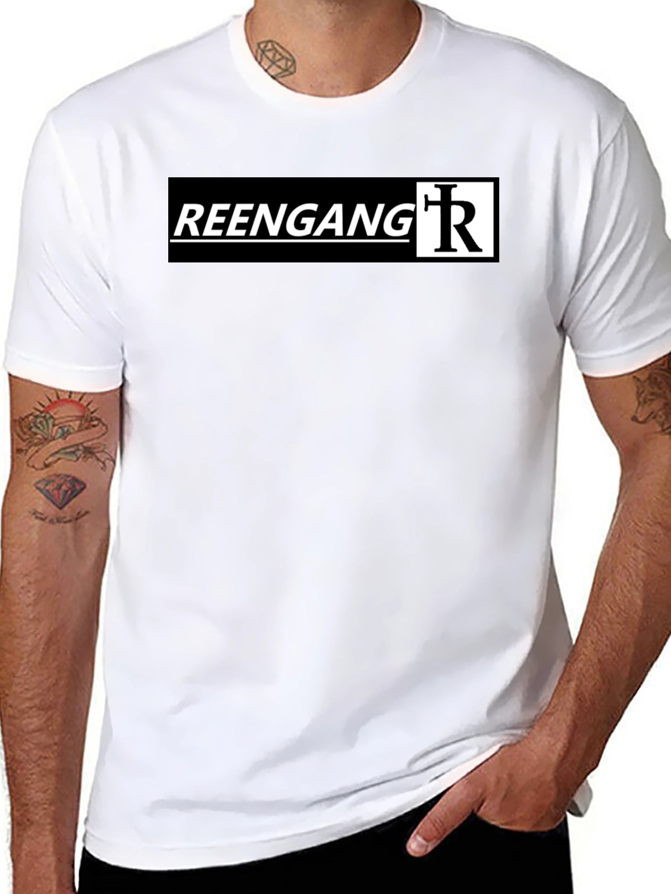 Reengang T-Shirt - Stylish Black Tee